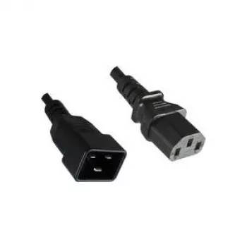 Microconnect PE030620 Cable de alimentación negro 2 m conector hembra C13 conector hembra C20