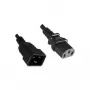 Microconnect PE030620 Cable de alimentación negro 2 m conector hembra C13 conector hembra C20