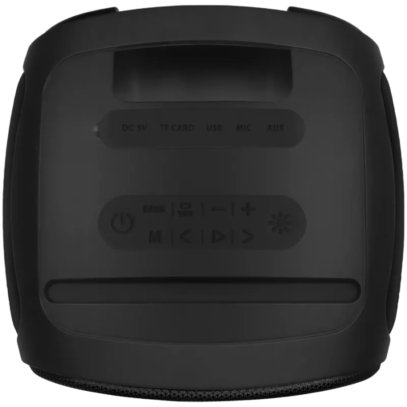 Altavoz SVEN PS-555, negro, potencia de salida 65 W (RMS), TWS, Bluetooth, USB, microSD, mando a distancia, batería de litio
