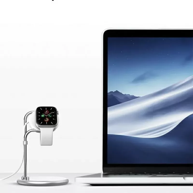 Soporte de carga para Apple Watch SAW-300 inductivo plata