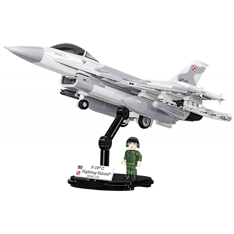Set de construcción Cobi F-16C Fighting Falcon – 463 piezas, maqueta a escala