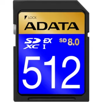 Tarjeta de memoria ADATA SDXC Premier Extreme SD8.0 512 GB — SD Express, UHS-I U3, Class 10, V30