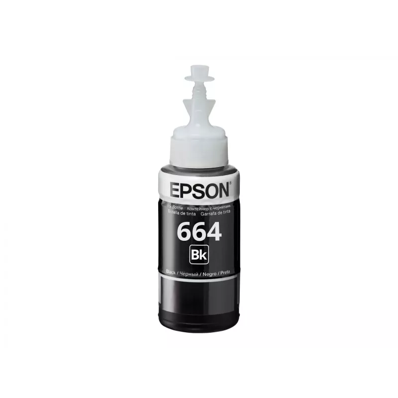 Botella de tinta Epson T6641 70ml negro