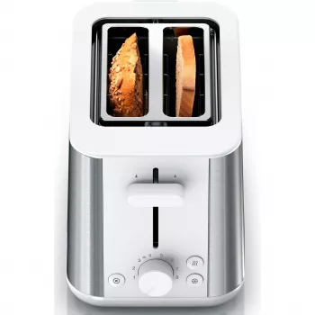 Braun HT 1510 8 2 rebanadas 900 W acero inoxidable, blanco