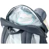 Mochila de día compacta DEUTER Kikki — poliéster 8 L, 350×200×170 mm, 310 g, negro/blanco