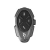 Interphone TOUR HD intercomunicador para moto (2 uds.), alcance 1500 m, negro