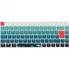 Teclado Sharkoon SKILLER SGK50 S3 Design Bundle D1 gris-verde rojo — teclado gaming con cable, diseño compacto