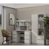 Conjunto escritorio KUBA + Extension Piece, blanco