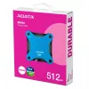SSD externo ADATA SD620 512 GB, USB 3.2 Gen 2 Micro-USB B, azul, carcasa de silicona, resistente a golpes