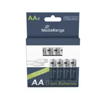 Pila recargable MediaRange MRBAT161 AA de litio-ion 18 g