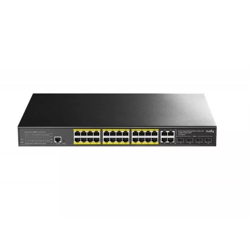 Switch gestionado Cudy GS2028PS4 L2 Gigabit Ethernet 24 puertos PoE