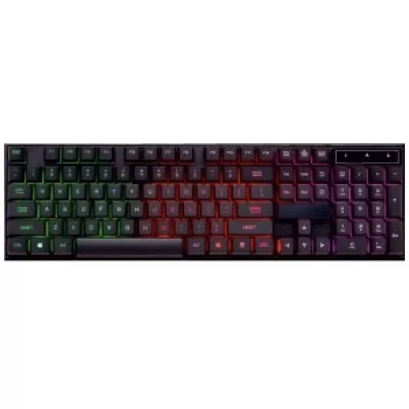 ART AK-50 kit USB de teclado retroiluminado y ratón iluminado, negro