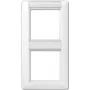 Tapa para actuador de interruptor JUNG AS 582 NA WW blanca, duroplast, 80,5×151,5 mm