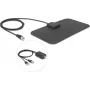 Antena DELOCK 12085 activa omnidireccional DAB+ DVB‑T2 ganancia 5–25 dB
