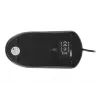 iBOX i007 ratón óptico con cable, negro