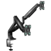 ONKRON G200-B Soporte de escritorio para dos monitores de 13-32 pulgadas, hasta 9 kg, negro