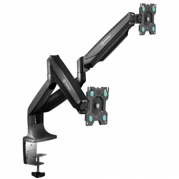 Soporte de pared para monitor ONKRON G200-B para pantallas de 13–32 pulgadas, negro, compatible con VESA