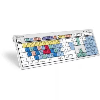 Logickeyboard LKB-CBASE-CWMU-DE teclado Office USB QWERTZ alemán multicolor