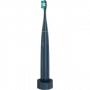 Cepillo de dientes eléctrico, Azul marino, 3 cabezales de cepillo, 1400mAh, función: suave, limpieza, masaje, blanco, frotado