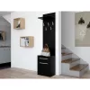 Topeshop DUO WIESZAK CZERŃ perchero negro