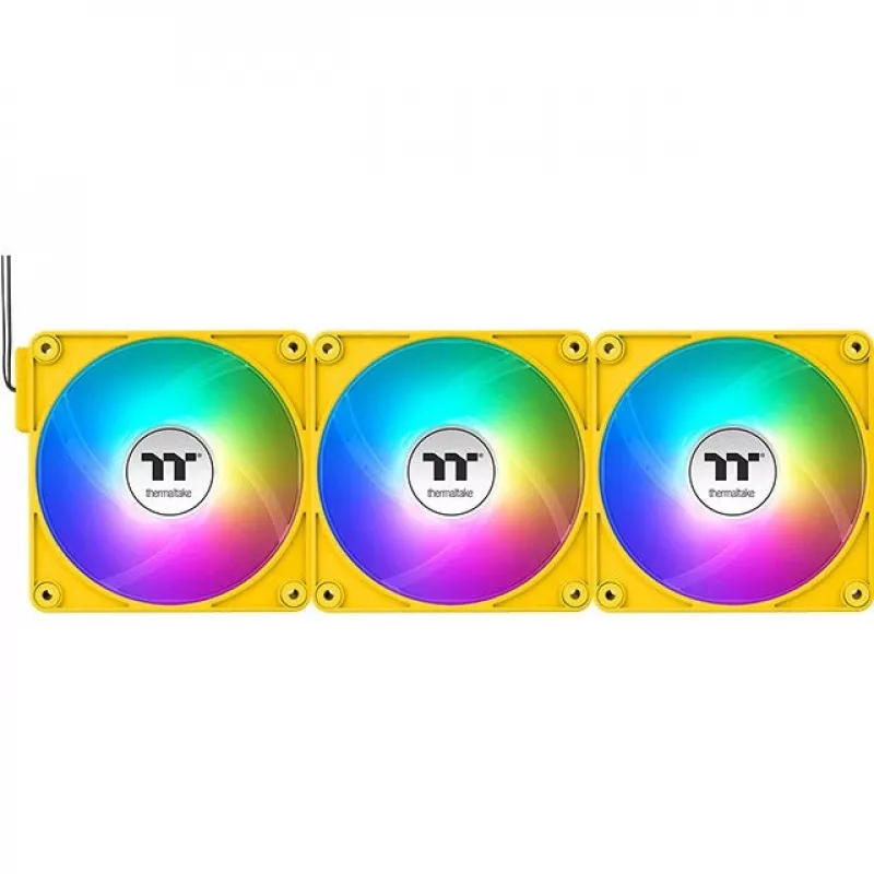 Thermaltake CT140 EX Reverse ARGB 140mm pack de 3 amarillo
