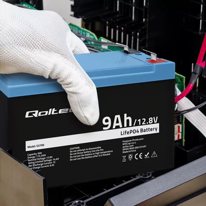 Batería LiFePO4 Litio Hierro Fosfato 12.8V 9Ah 115.2Wh