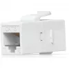UBIQUITI CAT6 KEYSTONE COUPLER, PACK DE 12. ACOPLADOR KEYSTONE CAT6 PASANTE PARA CONECTAR SIN PROBLEMAS CABLES ETHERNET PRECONFECCIONADOS
