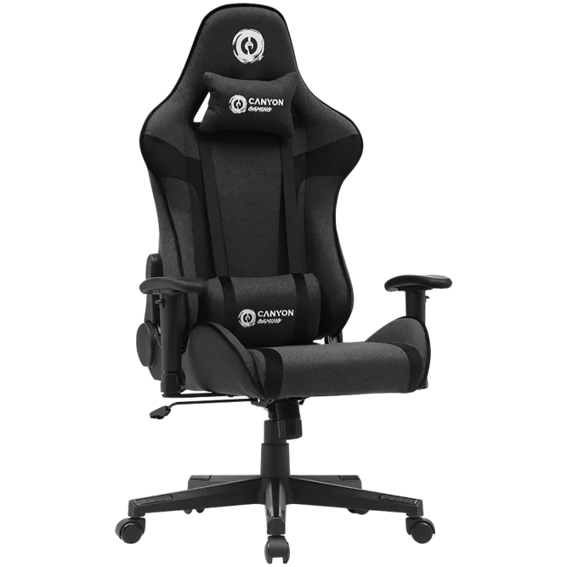 Canyon FCH01 - Crest - silla gaming con tapizado de tejido - gris