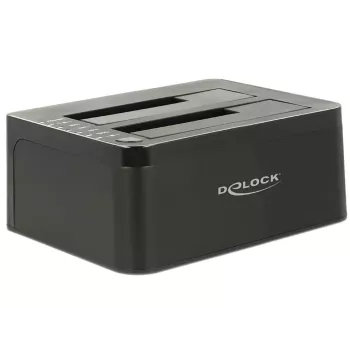 Delock USB 3.0 estación de acoplamiento dual para 2x SATA HDD / SSD con función de clonación