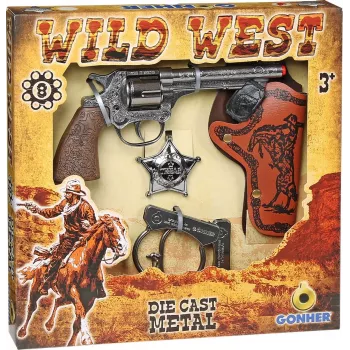 Set cowboy de juguete Gonher Modelo 239850 – accesorio de disfraz para niños
