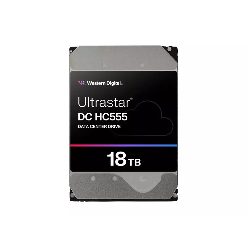 WD Ultrastar DC HC555 - Disco duro - Centro de datos - 18TB - Interno - 3,5 (8,9 cm) - SAS 12Gb/s - 7200 rpm - Búfer: 512MB (0B47747)