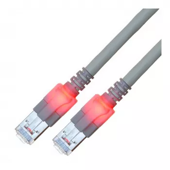 Easylan CS1OACDCD0025 Cable de parcheo Ethernet Gris