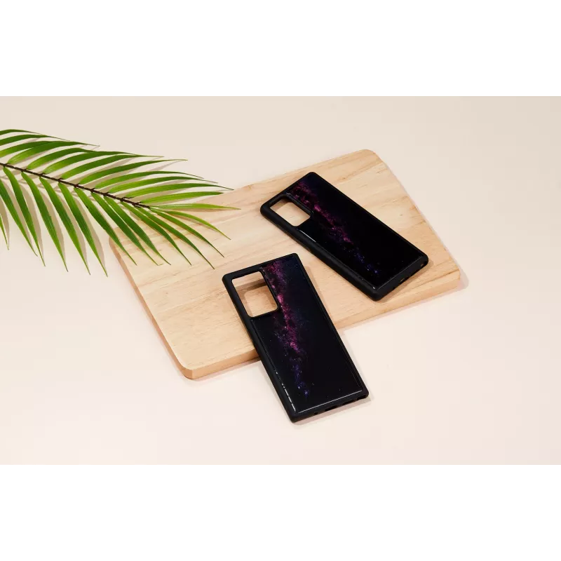 Funda protectora iKins para Samsung Galaxy Note 20 — Milky Way negra