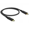 Cable USB DeLOCK 83042 USB 3.2 Gen 2 0,5 m USB C negro