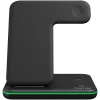 Canyon Base de carga inalámbrica 3en1 QI para Apple 15W negra venta al por menor