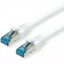 VALUE - cable de parcheo - RJ-45 (M) a RJ-45 (M) - 2 m - SFTP, PiMF - CAT 6a - libre de halógenos, encapsulado, protección contra dobleces, hilo - blanco (21.99.1972)