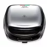 Sandwichera Tefal SW341D12 700 W negra, acero inoxidable