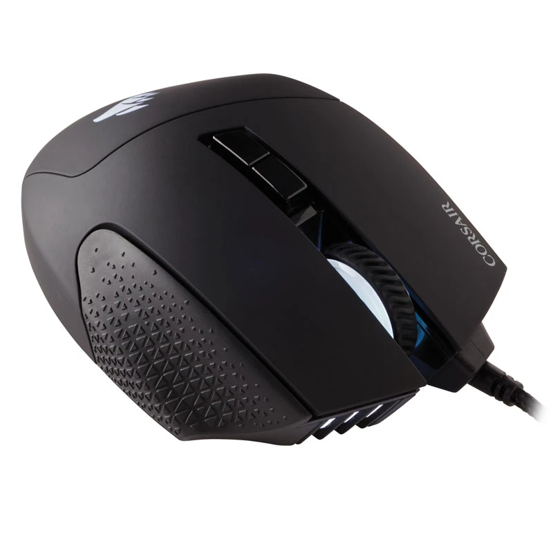Ratón gaming Corsair Scimitar RGB Elite, óptico, con cable, 17 botones, 18000 dpi, negro