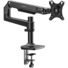 ONKRON MS75-B soporte de escritorio para monitor de 17–38" (43,2–96,5 cm), hasta 11 kg, VESA 75×75–100×100, altura ajustable, inclinable / giratorio / rotatorio, negro