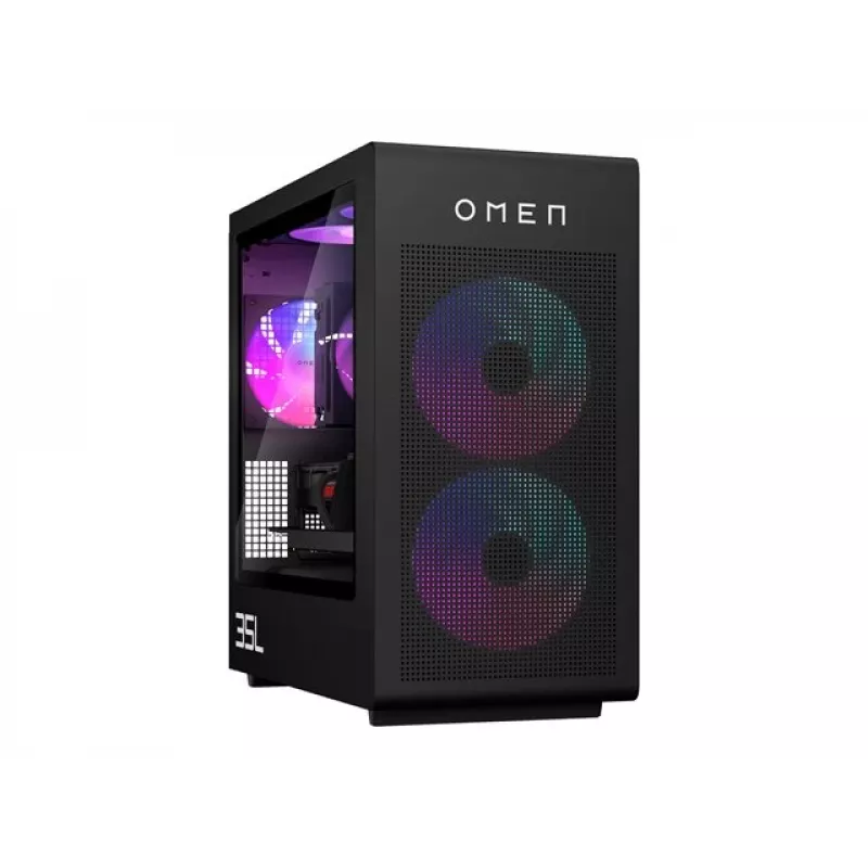 HP OMEN 35L Gaming Desktop GT16-0008ny AMD Ryzen 7 8700G 16GB 1TB RTX 4070 Super 12GB Negro y panel de cristal negro W11H