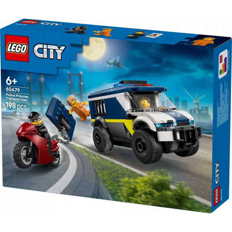 LEGO CITY 60479 Transporte de prisioneros de policía