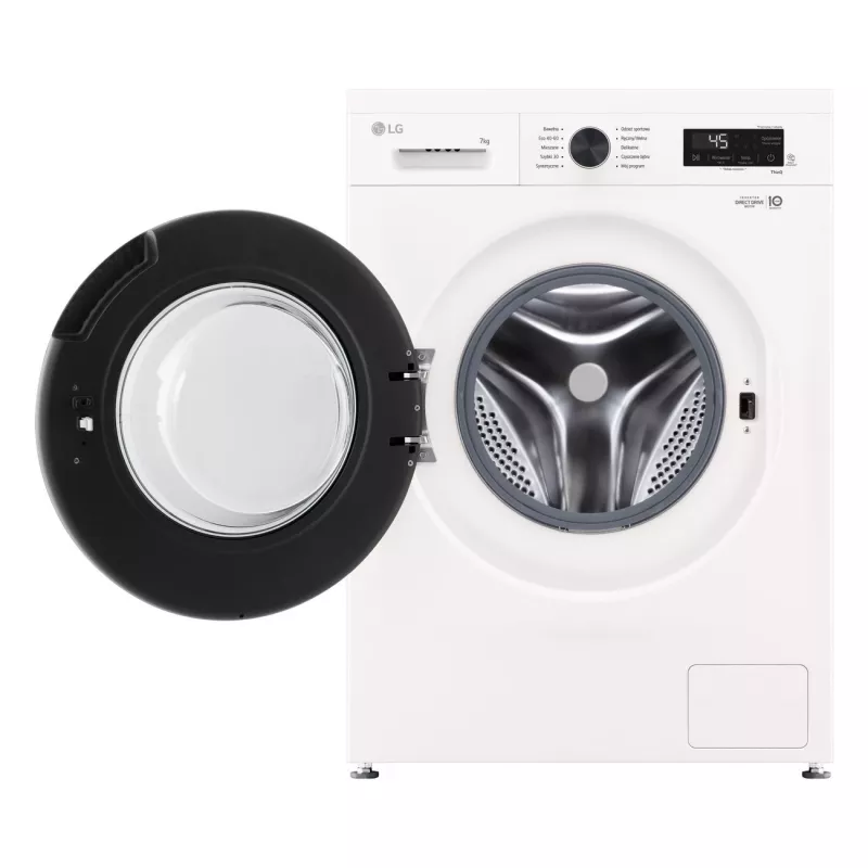 Lavadora LG F2X10S7NWK — carga frontal, 600 mm de anchura, 540 mm de profundidad, 890 mm de altura, 59 kg de peso neto