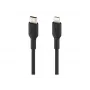 Cable Belkin CAA003BT1MBK Lightning 1 m negro