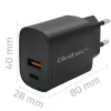 Fuente de alimentación QOLTEC 52377 GaN 30W salida 5–20V para dispositivos portátiles