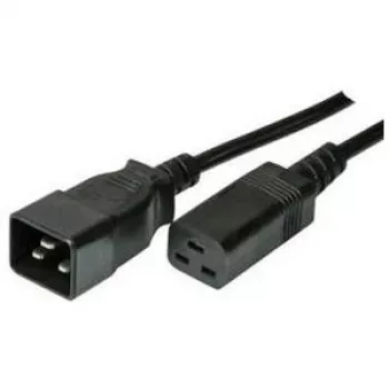 Cable ShiverPeaks C19/C20 M/H 5 m negro conector hembra C20