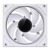 Ventilador de carcasa Jonsbo ZK-120W 3en1 A-RGB blanco — 120 mm, iluminación A-RGB