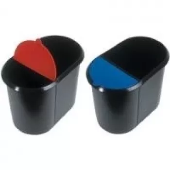helit tapa para papelera Duo-System H61039, azul (H7360334) (H7360334)