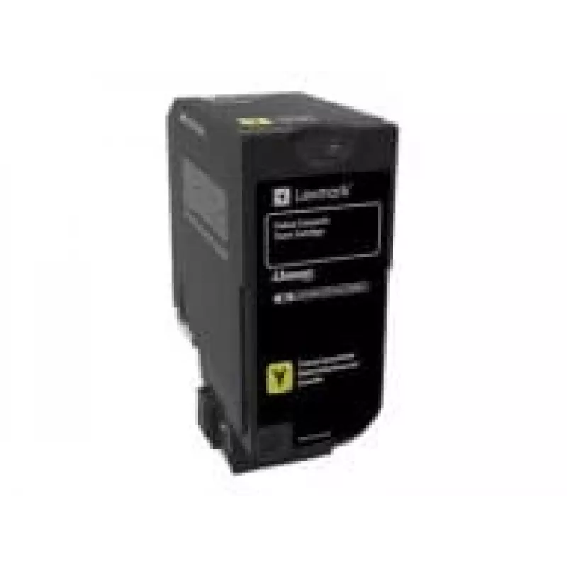 Lexmark 74C20YE cartucho de tóner Corporate para CS720/CS725/CX725, amarillo, 3000 páginas