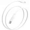 Cable de silicona 4smarts USB-C / USB-C High Flex 60W 1,5 m blanco