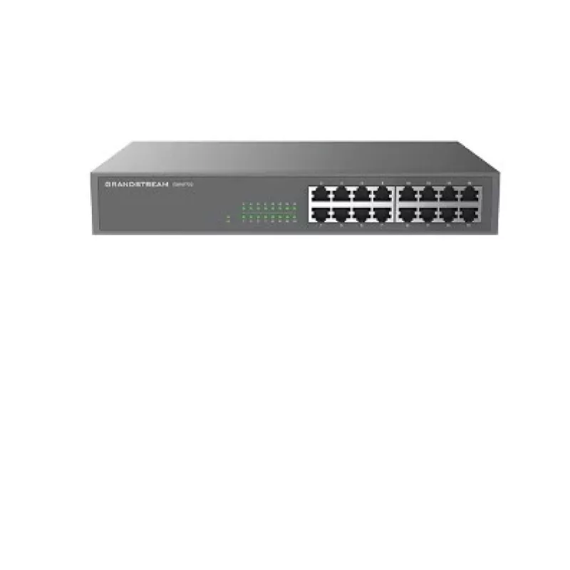 Grandstream GWN7702P switch Gigabit PoE+ de 16 puertos, no gestionable, 8 puertos PoE